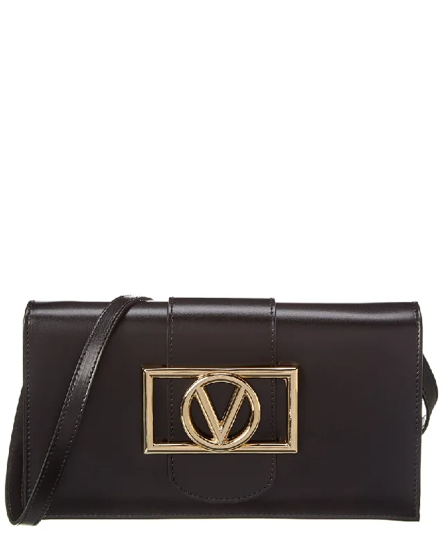 Valentino by Mario Valentino Cady Super V Leather Shoulder Bag