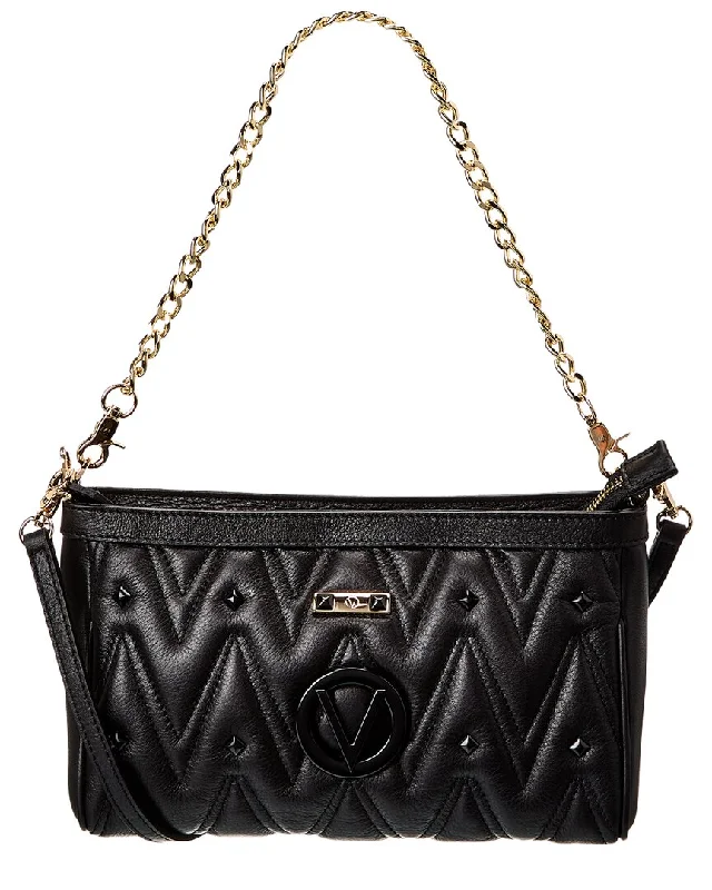 Valentino by Mario Valentino Celia Diamond Leather Shoulder Bag