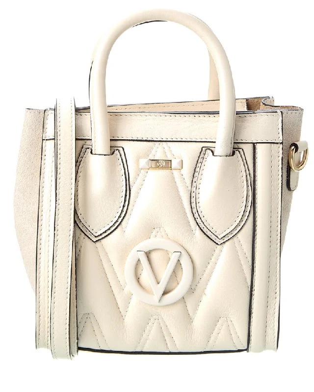 Valentino by Mario Valentino Eva Diamond Leather Tote