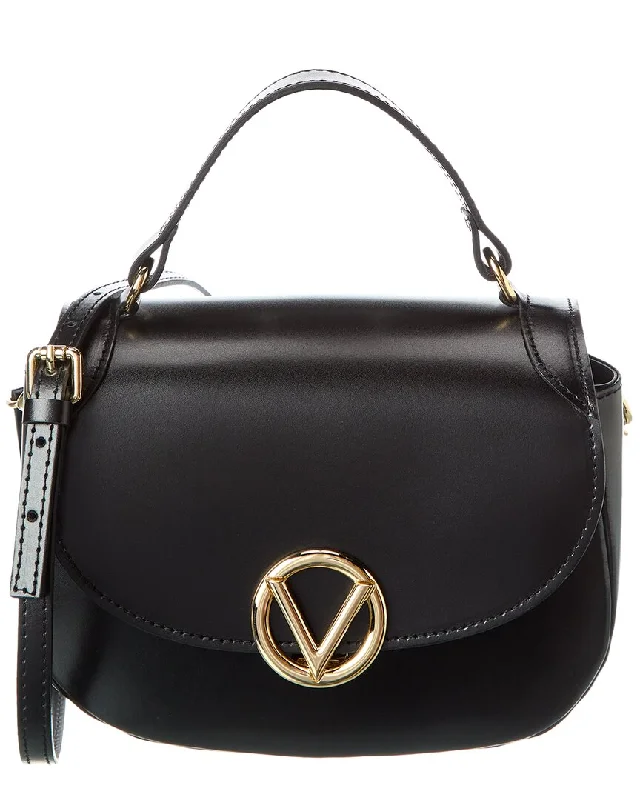 Valentino by Mario Valentino Fleur Retro Leather Shoulder Bag