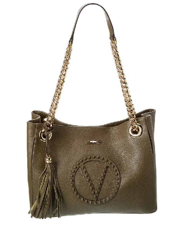 Valentino by Mario Valentino Luisa Rock Leather Shoulder Bag