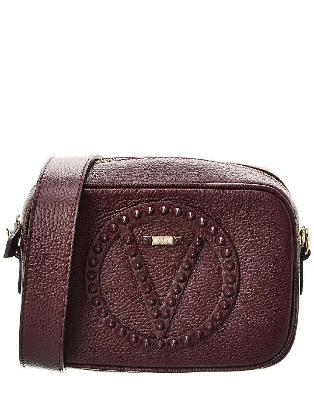 Valentino by Mario Valentino Mia Rock Leather Crossbody