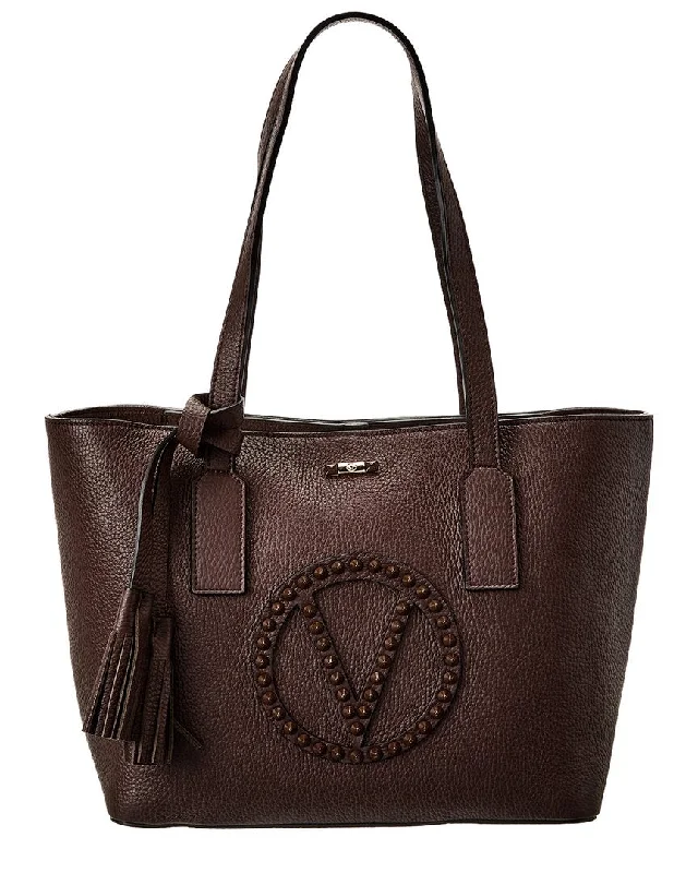 Valentino by Mario Valentino Prince Rock Leather Tote