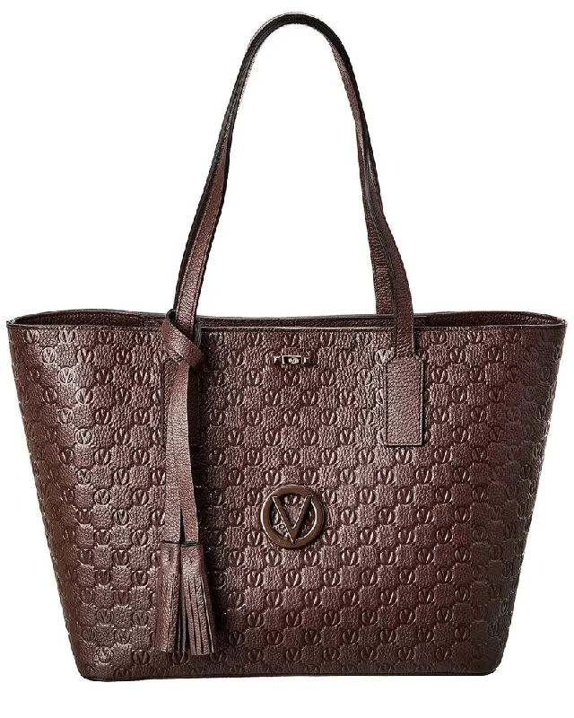 Valentino by Mario Valentino Soho Dollaro Monogram Leather Tote