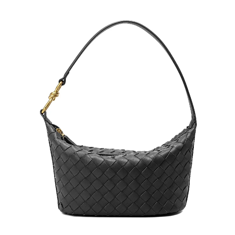 Woven Leather Hobo/ Shoulder Bag