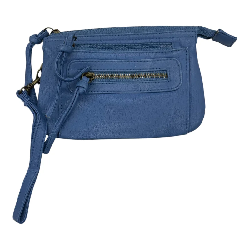 Wristlet By Clothes Mentor In Blue, Size:Small