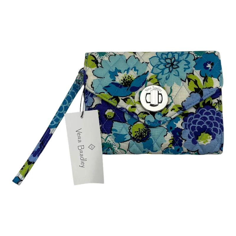 Wristlet By Vera Bradley In Blue, Size:Medium