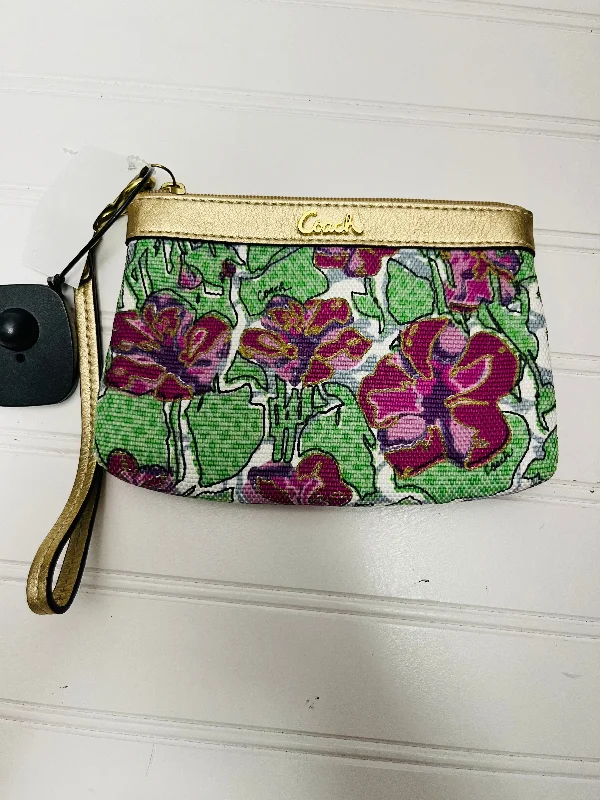 Wristlet Designer By Coach, Size: Small