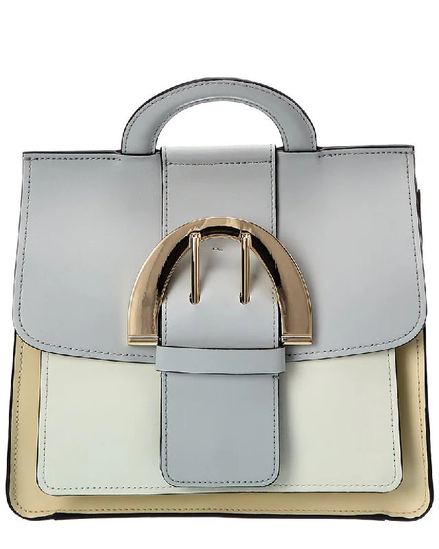 ZAC Zac Posen Biba Colorblocked Leather Backpack