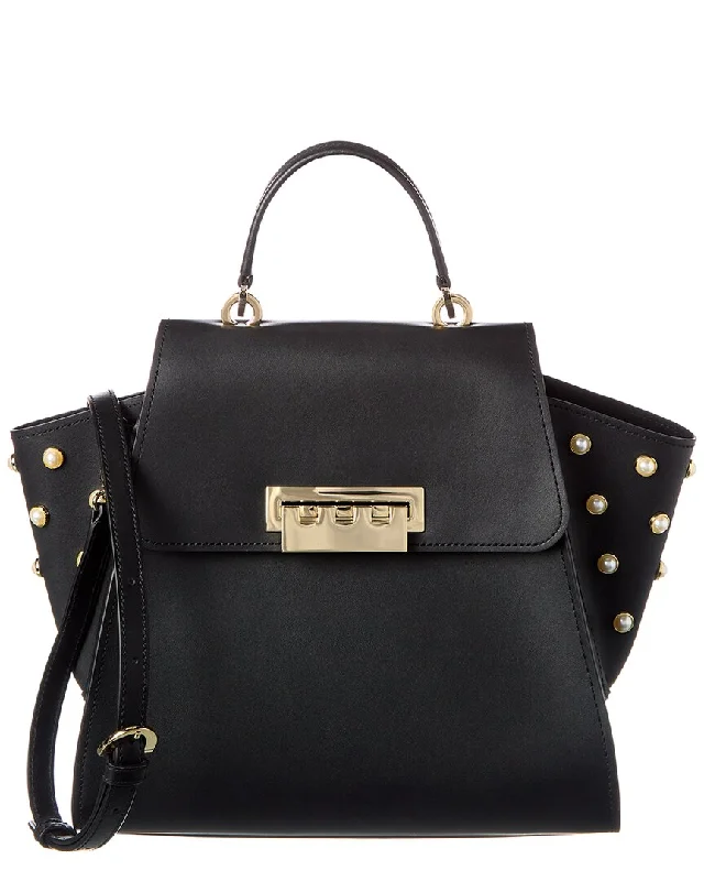 ZAC Zac Posen Eartha Top Handle Pearl Lady Leather Satchel